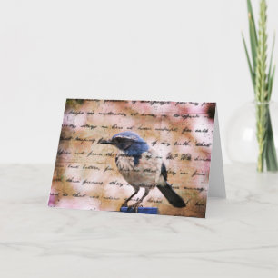 Blue Bird Inspiration Card