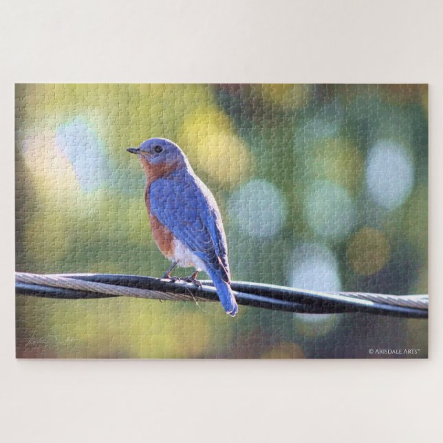 Blue Bird  Jigsaw Puzzle (Horizontal)