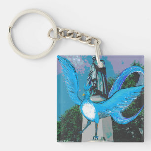 Blue Bird Key Chain
