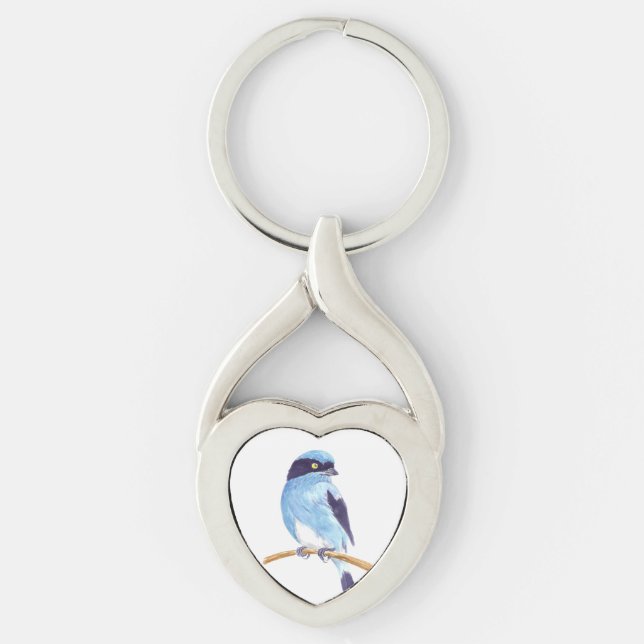 Blue bird key ring (Front)