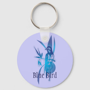 Blue Bird Key Ring