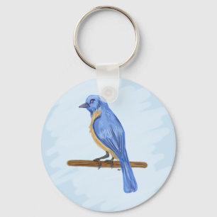 Blue Bird Key Ring
