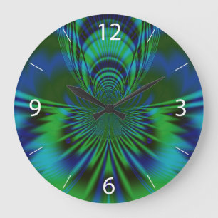 Blue Bird Large Clock