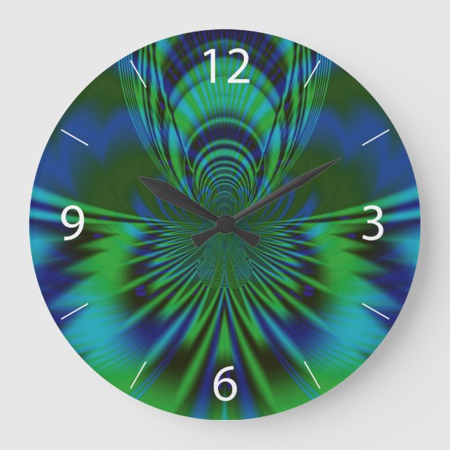 Blue Bird Large Clock (Front)