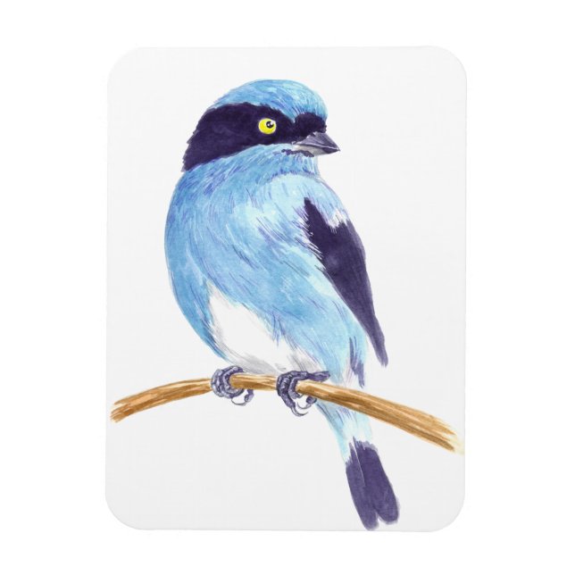 Blue bird magnet (Vertical)