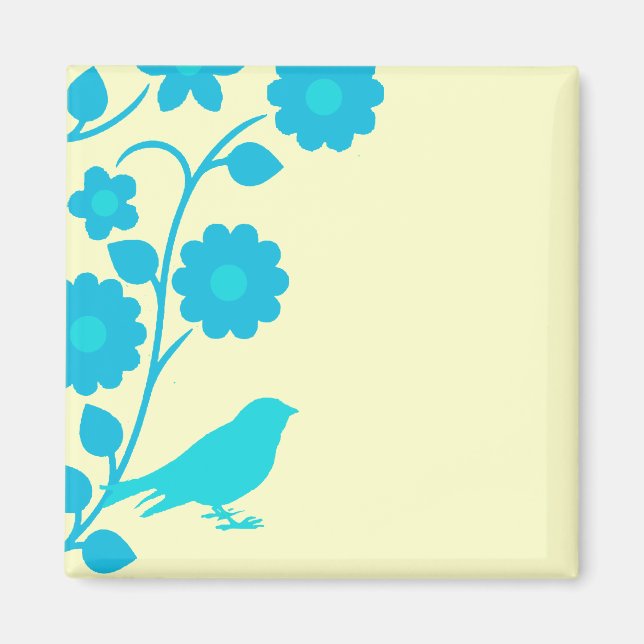 Blue Bird Magnet (Front)