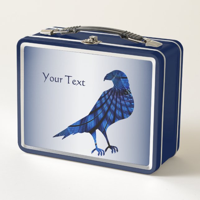 Blue Bird Metal Lunchbox (Front)