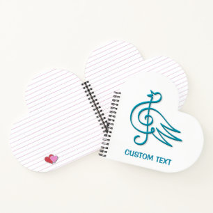 Blue Bird Music Notebook