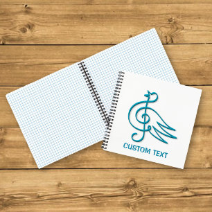 Blue Bird Music Notebook