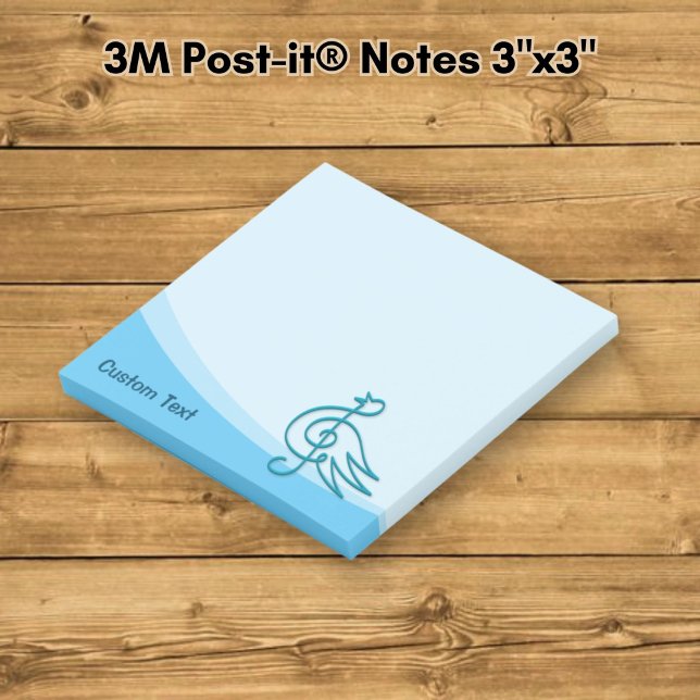 Blue Bird Music Post-it Notes (Creator Uploaded)