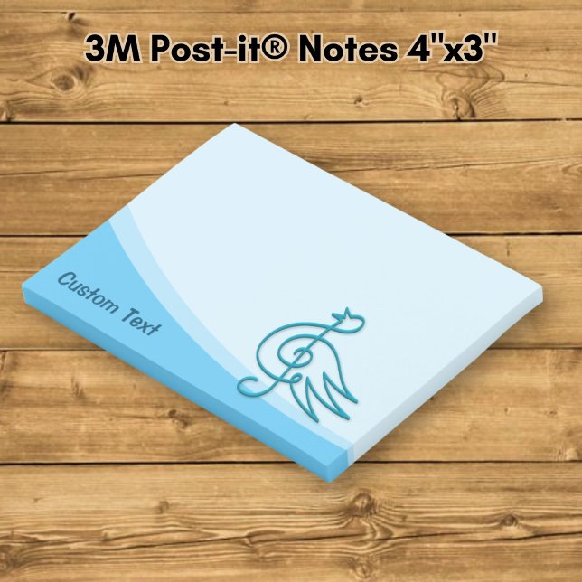 Blue Bird Music Post-it Notes (Creator Uploaded)
