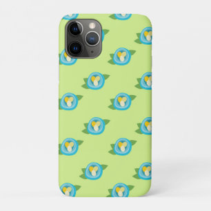 Blue Bird Nests Colorful Eggs Green Leaves Nature Case-Mate iPhone Case