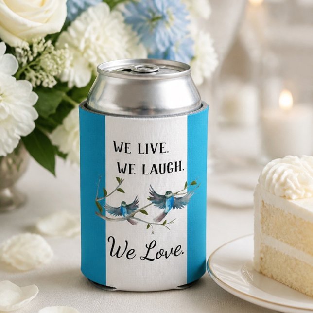 Blue Bird of Happiness Wedding Favour -  Can Coole Cooler (Creator Uploaded)