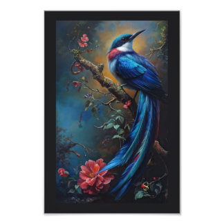 Blue Bird Photo Print