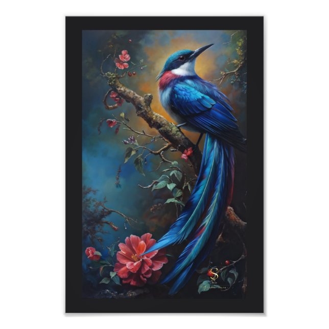 Blue Bird Photo Print (Front)