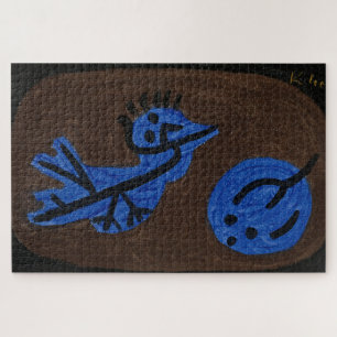 Blue Bird Pumpkin - Paul Klee 1939 Jigsaw Puzzle