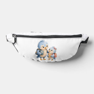 Blue Bird Siblings Belt Bag