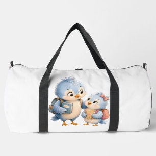 Blue Bird Siblings Duffel Bag