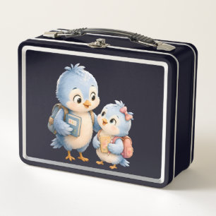 Blue Bird Siblings Lunch Box