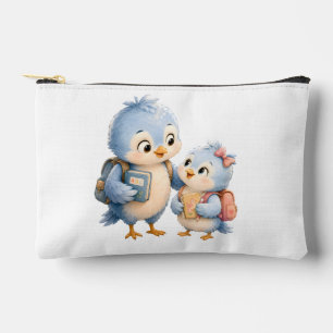 Blue Bird Siblings Travel Pouch