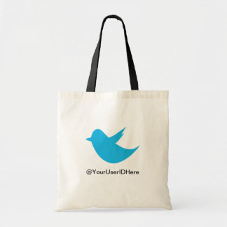 Blue Bird Social Media Tote Bag