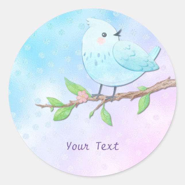 Blue Bird Sticker (Front)