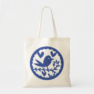 Blue Bird Tote Bag
