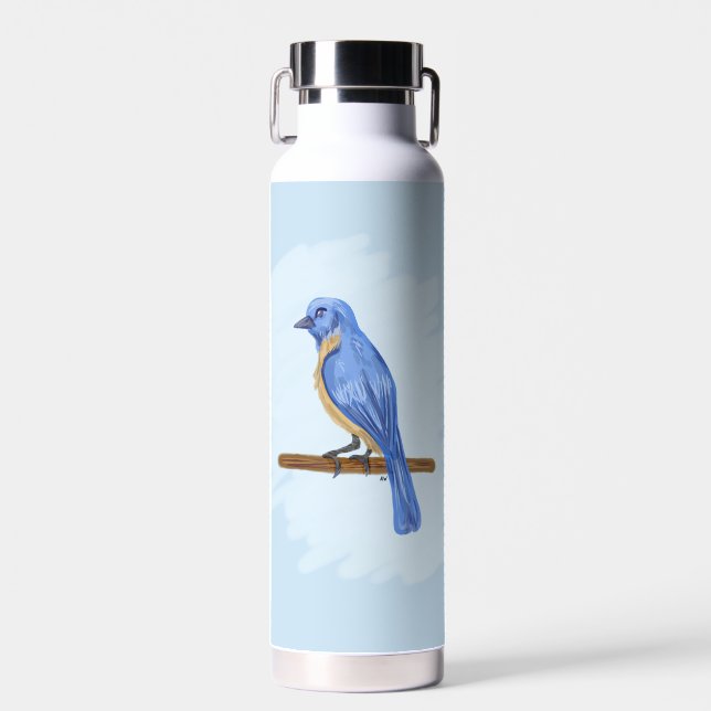 Blue Bird Water Bottle (Front)