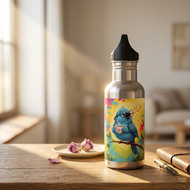  Blue Bird Water Bottle (Creator Uploaded)