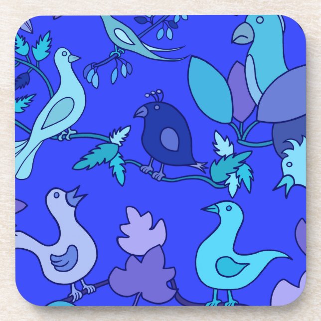 Blue Birds Coaster (Front)