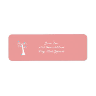 blue birds in tree cute bird personalise