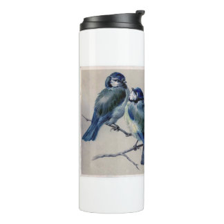 Blue Birds on a Branch by Hector Giacomelli  Thermal Tumbler