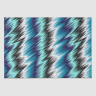 Blue black and white abstract tissue paper
