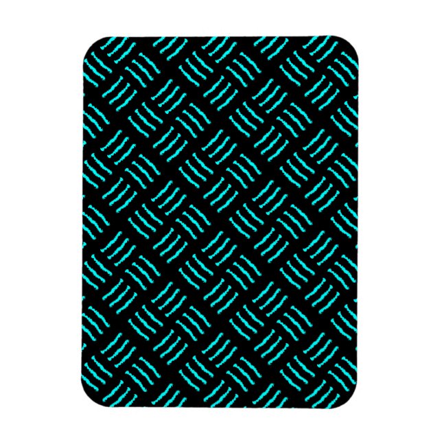 Blue & Black Claw marks Magnet (Vertical)