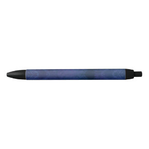 blue black ink pen