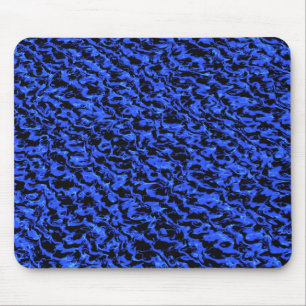 Blue Black Mouse Pad