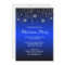 Blue Black Sparkle Snowflakes Christmas Party