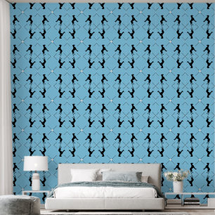 blue Black White Great Dane Wallpaper 