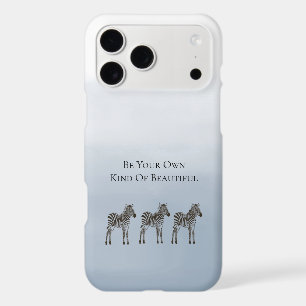 Blue Black Zebras Be Your Own Kind of Beautiful