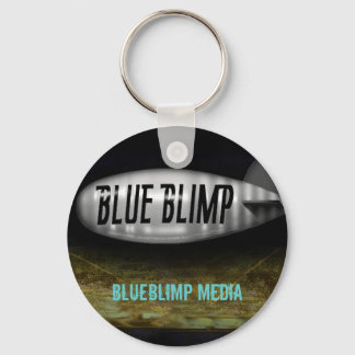 Blue Blimp Key Ring