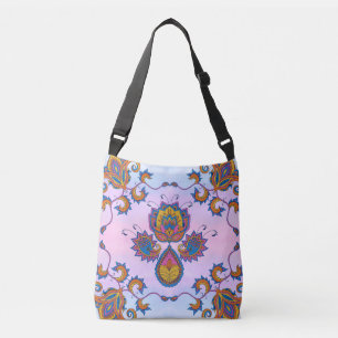 Blue Bliss Colourful Paisley Crossbody Bag