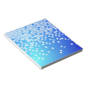 Blue Blocks Notepad