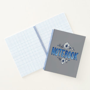 Blue Bloom – Serenity in Every Petal Notebook