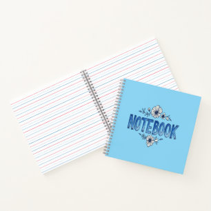 Blue Bloom – Serenity in Every Petal Notebook