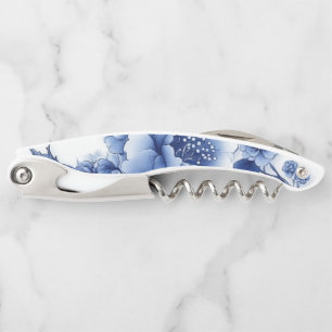 Blue Bloom Wine Opener