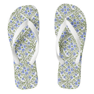 Blue Blooms Ditsy Floral Jandals