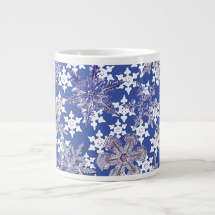 Blue, Blue, Holiday Mug! by McBCreate Large Coffee Mug