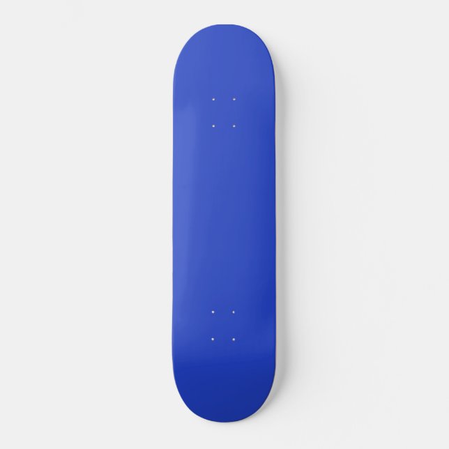 Blue Blue (solid colour)  Skateboard (Front)