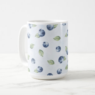 Blue Blueberries Fruit   Coffee Mug