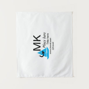 Blue boat black arrow travel agent blog website t tapestry